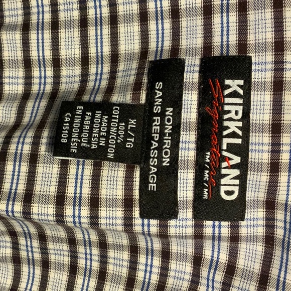 Short sleeve button plaid xl shirt - Picture 2 of 2